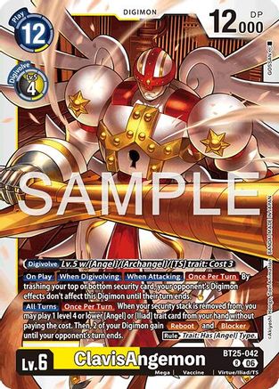 Image of ClavisAngemon (BT25-042) - Dual Revolution Foil