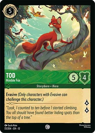 Image of Tod - Nimble Fox (72/204) - Wilds Unknown