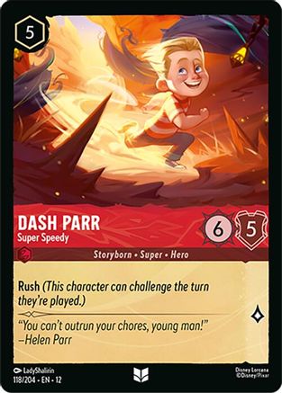 Image of Dash Parr - Super Speedy (118/204) - Wilds Unknown