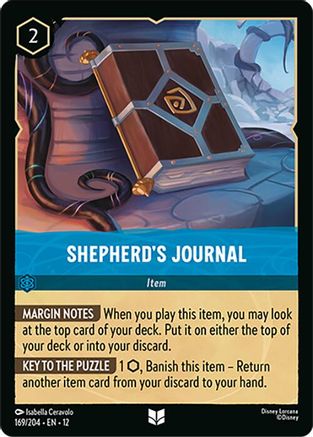 Image of Shepherd's Journal (169/204) - Wilds Unknown Cold Foil