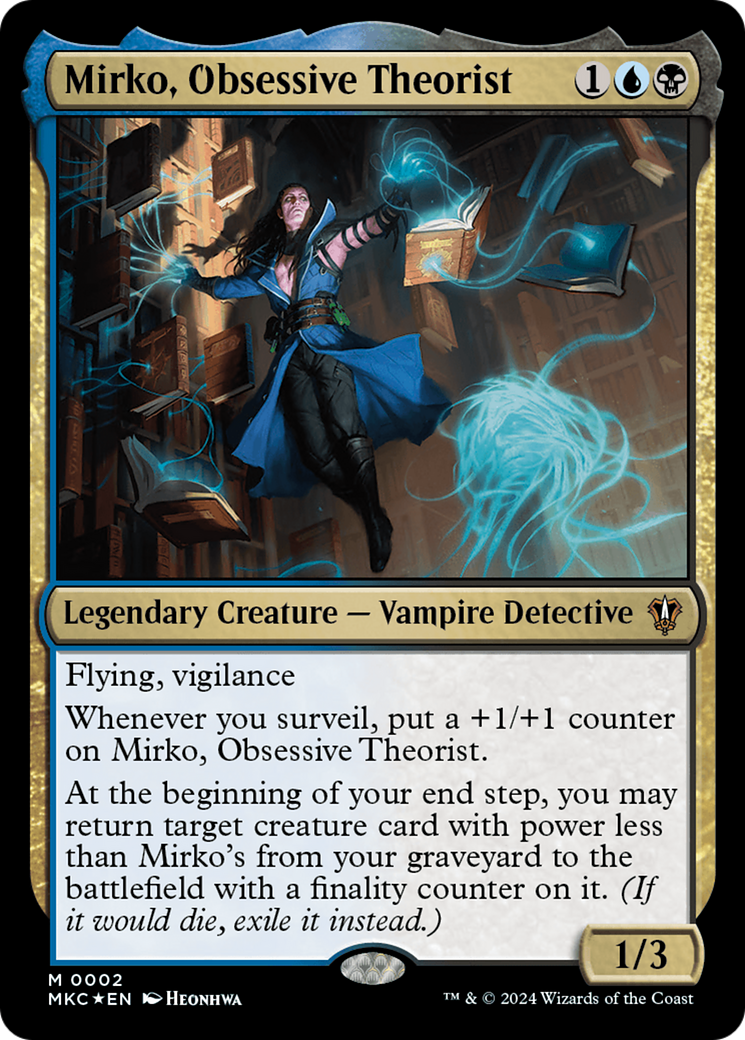 Image of Mirko, Obsessive Theorist [Murders at Karlov Manor Commander]