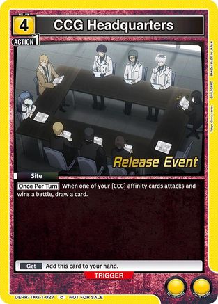 Image of CCG Headquarters (UEPR/TKG-1-027) - UE18BT Tokyo Ghoul Release Event
