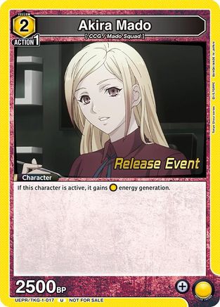 Image of Akira Mado (017) (UEPR/TKG-1-017) - UE18BT Tokyo Ghoul Release Event