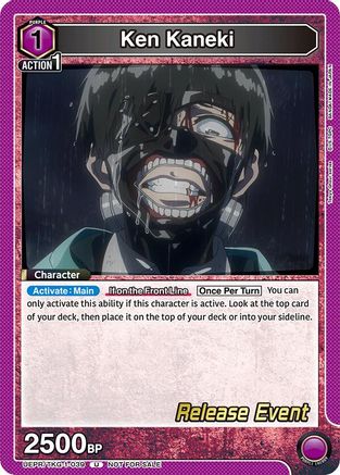 Image of Ken Kaneki (039) (UEPR/TKG-1-039) - UE18BT Tokyo Ghoul Release Event