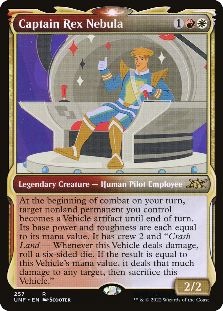 Image of Captain Rex Nebula (Showcase) [Unfinity]