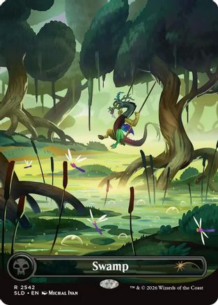 Image of Swamp (2542) (SLD-2542) - Secret Lair Drop Series Foil