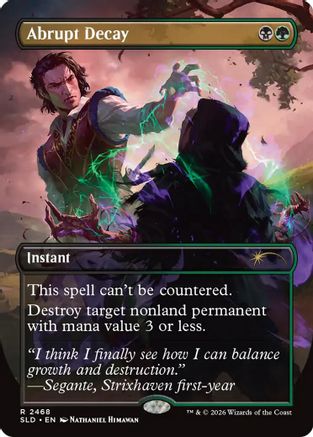 Image of Abrupt Decay (SLD-2468) - Secret Lair Drop Series Foil
