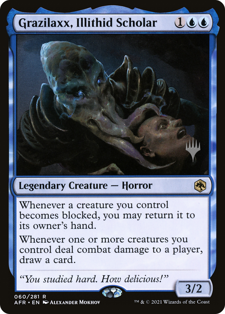 Image of Grazilaxx, Illithid Scholar (Promo Pack) [Dungeons & Dragons: Adventures in the Forgotten Realms Promos]