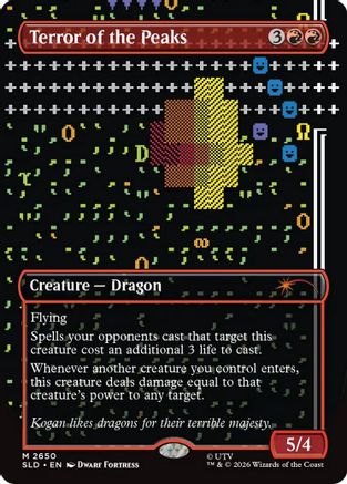 Image of Terror of the Peaks (SLD-2650) - Secret Lair Drop Series Foil
