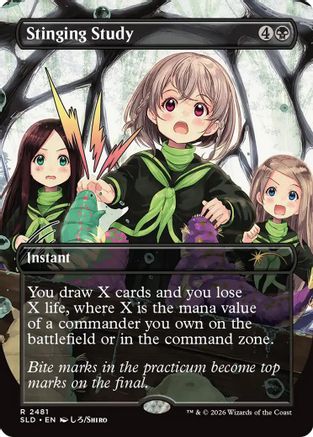 Image of Stinging Study (SLD-2481) - Secret Lair Drop Series Foil