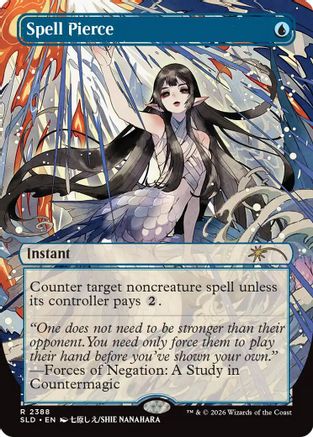 Image of Spell Pierce (2388) (SLD-2388) - Secret Lair Drop Series