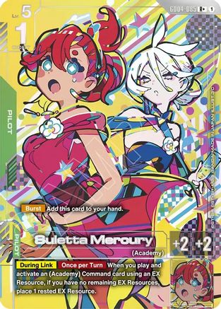 Image of Suletta Mercury (R+) (GD04-085) - Phantom Aria Holofoil