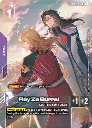 Image of Rey Za Burrel (R+) (GD04-093) - Phantom Aria Holofoil