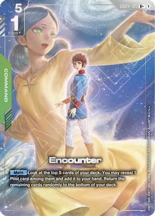 Image of Encounter (R+) (GD04-105) - Phantom Aria Holofoil