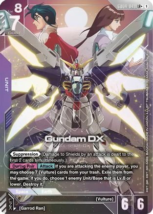 Image of Gundam DX (LR+) (GD04-049) - Phantom Aria Holofoil