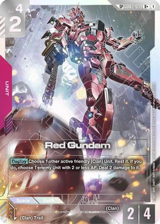 Image of Red Gundam (SP) (R+) (GD03-039) - Phantom Aria Holofoil