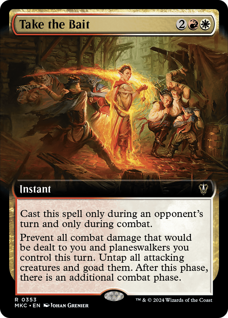 Image of Take the Bait (Extended Art) [Murders at Karlov Manor Commander]