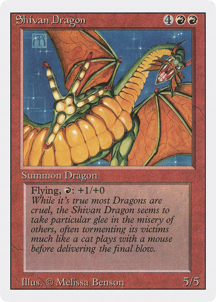 Image of Shivan Dragon [Revised Edition]