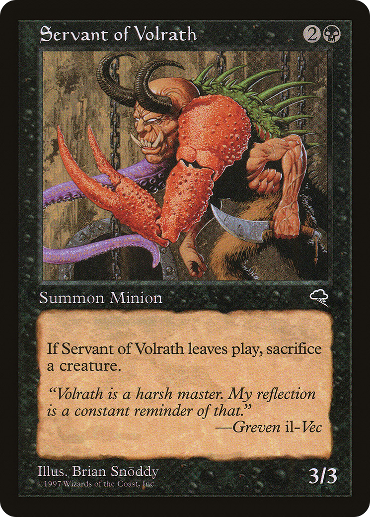 Image of Servant of Volrath [Tempest]