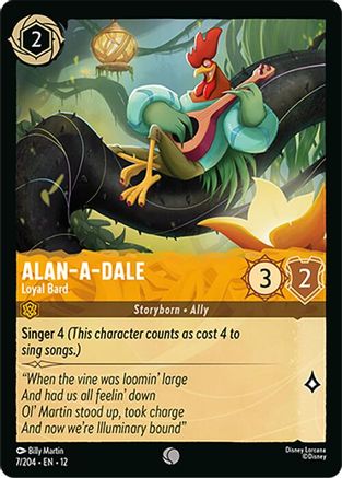 Image of Alan-a-Dale - Loyal Bard (7/204) - Wilds Unknown