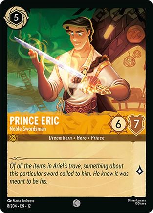 Image of Prince Eric - Noble Swordsman (8/204) - Wilds Unknown
