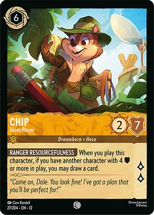 Image of Chip - Team Player (27/204) - Wilds Unknown