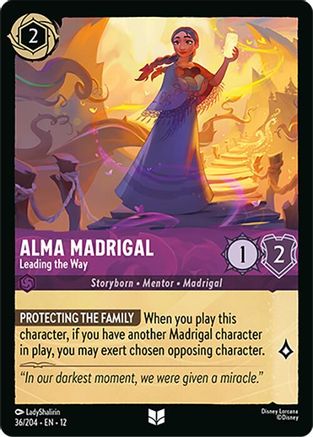 Image of Alma Madrigal - Leading the Way (36/204) - Wilds Unknown Cold Foil