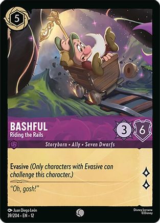 Image of Bashful - Riding the Rails (39/204) - Wilds Unknown