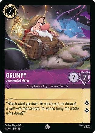 Image of Grumpy - Soreheaded Miner (41/204) - Wilds Unknown