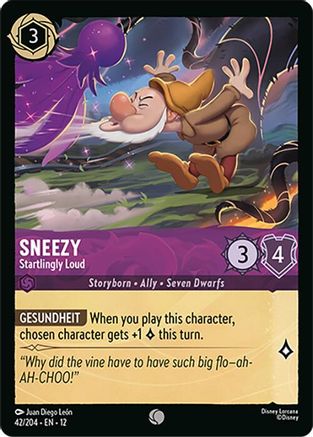 Image of Sneezy - Startlingly Loud (42/204) - Wilds Unknown