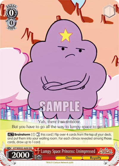 Image of Lumpy Space Princess: Unimpressed (AT/WX02-A09) (Promo) [Adventure Time]