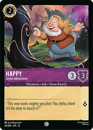 Image of Happy - Joyful Adventurer (43/204) - Wilds Unknown