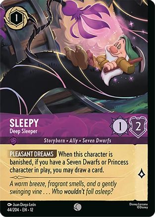 Image of Sleepy - Deep Sleeper (Foil) (44/204) - Wilds Unknown Cold Foil