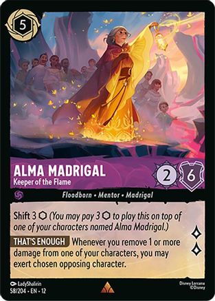 Image of Alma Madrigal - Keeper of the Flame (58/204) - Wilds Unknown Cold Foil