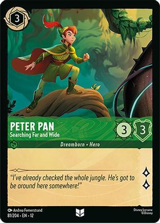 Image of Peter Pan - Searching Far and Wide (81/204) - Wilds Unknown