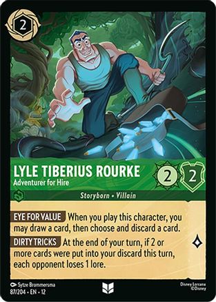 Image of Lyle Tiberius Rourke - Adventurer for Hire (87/204) - Wilds Unknown