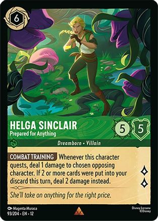 Image of Helga Sinclair - Prepared for Anything (93/204) - Wilds Unknown