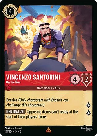 Image of Vincenzo Santorini - On the Run (124/204) - Wilds Unknown Cold Foil