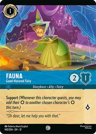 Image of Fauna - Good-Natured Fairy (Foil) (140/204) - Wilds Unknown Cold Foil