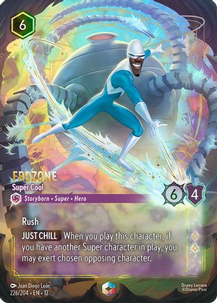 Image of Frozone - Super Cool (Enchanted) (226/204) - Wilds Unknown Holofoil