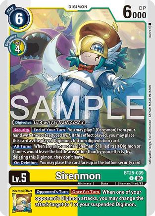 Image of Sirenmon (BT25-039) - Dual Revolution Foil