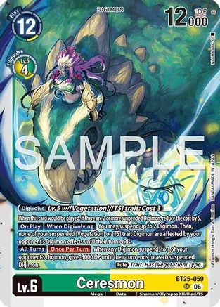 Image of Ceresmon (BT25-059) - Dual Revolution Foil