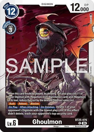 Image of Ghoulmon (BT25-076) - Dual Revolution Foil