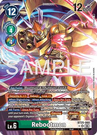 Image of Rebootmon (Alternate Art) (BT25-060) - Dual Revolution Foil