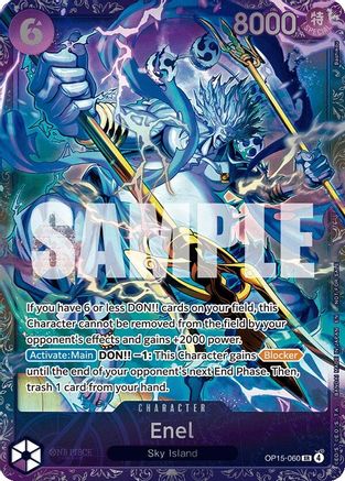 Image of Enel (Treasure Cup May 2026) (OP15-060) - One Piece Promotion Cards Foil