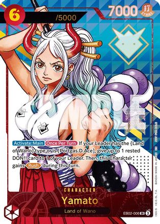 Image of Yamato (Serial Numbered) (EB02-006) - One Piece Promotion Cards Foil