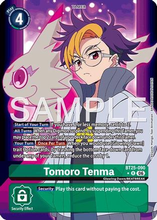 Image of Tomoro Tenma (Alternate Art) (BT25-090) - Dual Revolution Foil