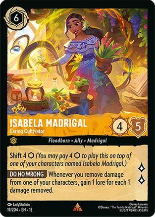 Image of Isabela Madrigal - Caring Cultivator (19/204) - Wilds Unknown Cold Foil