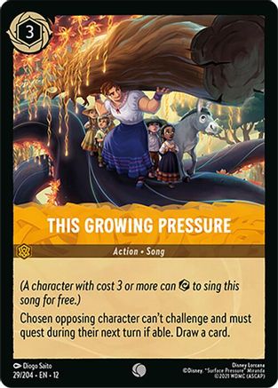 Image of This Growing Pressure (29/204) - Wilds Unknown Cold Foil