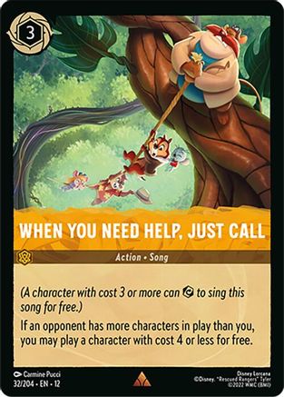 Image of When You Need Help, Just Call (32/204) - Wilds Unknown Cold Foil